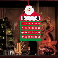 Božićni dani Kalendar Božićni ukras pribor Netkani kalendar Privjesak Christmas Calendar oblikovanog