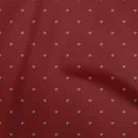Onuone pamučne kambric crvena tkanina azijska cvjetna haljina materijal materijal od tkanine od dvorišta