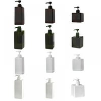 Pumpe boce za šampon, prazne boce pumpe šampone, plastična pravokutna repunalna boca za repulaciju sa pumpama za zaključavanje-propuštanje-pumpe