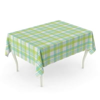 PLASTE PLAŽE U BLUE I GREEN FLANLELU SAŽETAK ABSTRACT BABY TABLECLOTH Stolni stol poklopac kućnog dekora