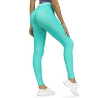 Joga hlače za žene sa džepovima Ženske solidne vježbe na tajicama Fitness Sportski trčanje joga atletske hlače je282