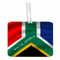 Južna Afrika zastava Dizajn Dvostrana oznaka prtljaga Torba s petljom sa petljom