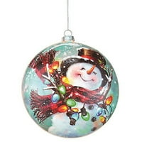 Story Creek - 5 staklo ornament - divan lit snjegović