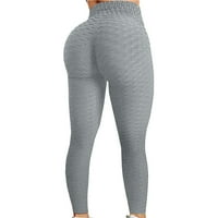 Ženske plus veličine šivene raširene pantalone Yoga hlače Duksevi premium maslačasto meka čvrsta navijačica