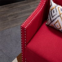 Akcintna stolica za ruke, laneno tkanina Tapacirana slobodno vrijeme Smetna kauč na kauč na razvlačenje
