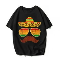 Cinco de Mayo Funny Smobrero BEARD majica Muškarci Mexica Festival Graphics Casual majice kratkih rukava