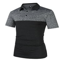 Kitsin muške suho fit golf polo majica kratkih dugih rukava casual majica s košuljama sportski atletski tee