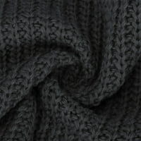 Knit Cardigani za žene Cardigan Otvoreni prednji džemperi s dugim rukavima Cardigan ovratnik čvrsti