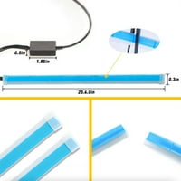 Slim Amber Sequelcenquel Flexible LED DRL pokazivač signala za prednju svjetlo