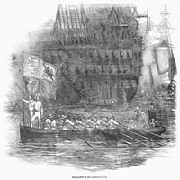 Admiral's Barge, 1853. Nthe Admiral's Barge, sa kraljicom Victoria na brodu, prelazi engleski ratni