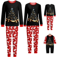 Pajama za pse za male pse organske pamučne i plastirane hlače Xmas božićni flanel pidžama veličine 110-170