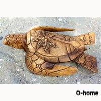 Drvena ručna isklesana kornjača kornjače statua figurica Skulptura ručno izrađeni dekorativni ukrasni