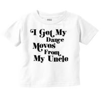 Nabavite moj plesni potezi iz mog ujaka toddler dječaka djevojka majica dojenčad Toddler Brisco marke