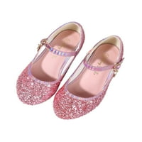 Daeful Kids Mary Jane okrugli prsti princeze cipele haljina haljina casual chunky blok pete sandale