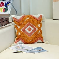 Jastuk višebojni geometrijski dijamantni tufted jastučni jastuk za vez nordijski model Soba kauč na kauču