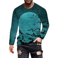 Muške polo majice Polo Crew Crt 3D digitalni tisak dugih rukava majica majica TOP bluza Muške modne