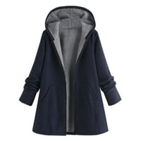 Kaput za žene New Styles Zimska odjeća plus veličine dukserice dugih rukava kapute jakne za žene modna