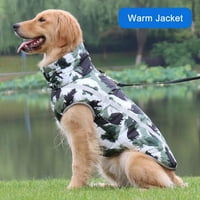 Odjeća za pse Šarena reflektivna jakna za vodootpornost Zimskog prsluka za zgapljujuća kaput zimska