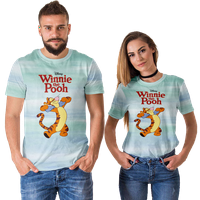 Majica Porodična odijela Winnie The Pooh Ležerne majice Moderan kratki rukav Crew Crt Majica Mammy &