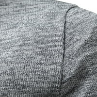 Rejlun Muška odjeća Duks s dugim rukavima V vrat Pleteni kardigani Slim Fit pletene džempere vrhovi