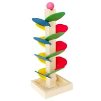 Temacd edukativna montaža igračaka drvena drvena mramorna kugla za trčanje Track Game Baby Dečiji poklon