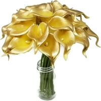 Zukuco Real Touch PU kasnih umjetnih Clana ljiljana Cvijeće za vjenčane bukete, središnje središnje