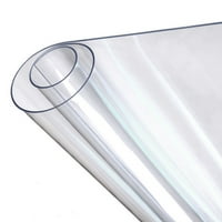 Poklopac stola PVC prozirna stolna krpa za pranje toplotnog otporno na toplinu zaštitni prostirka, 40x