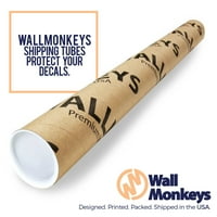 Bijela i žuta tratinčica naljepnica zidne muralne naljepnice, Wallmonkeys Peel & Stick Vinyl grafički