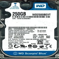 Western Digital WD2500BEVT-00EGHT DCM: HHCTJHBB 250GB