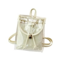 Umfun Candy Color Ljeto Slatki Jelly ruksaci Vodootporne PVC modne prozirne torbe Kompozitna ženska