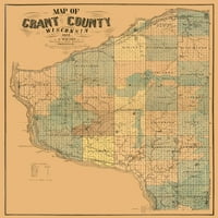 Grant County Wisconsin - Wilson - 23. 29. - Matte platno