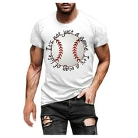 Strungten bejzbol majica za bejzbol grafički slatki tee vrhovi MUŠKASTI CASTEM SOFTBALL majice kratki