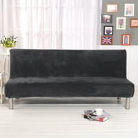 Velvet Futon Cover bez ruča na razvlača na kauč na razvlačenje Stretch Futon Couch Couch Cover Debela
