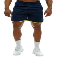 Thaisu muške sportske kratke hlače, elastični struk prozračne brzo suhe teretane Fitness Slim kratke