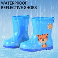 Kali_store kišne čizme za kišu za djecu Dječji dječaci Djevojke Gumene cipele u šarenim otisci svijetlo