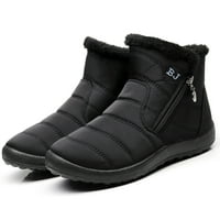 Cuhas kaubojske čizme za žene zimske tople vodootporne pamučne cipele najlonske sniježne kratke bote kolica
