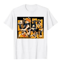 Jhpkjfunny haikyuu karasuno majica za poster HANDEZA poklon Top T-majice Premium pamuk muške majice