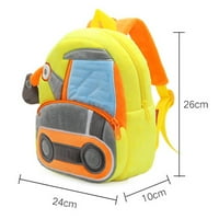 Jaycosin Slatki ruksak Dečiji bageri Backpack plišani ruksak za godišnje dečake i devojke
