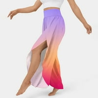 Ženska modna tiskanja Nepravilna boja Vruko začuće od ventilacije pojavljuju se tanke hlače
