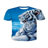 NOLLA MUŠKA MUŠKA MAJICA kratki rukav Top Tops Crew Crt Majica MENS PLUS size Bluza Ljeto 8 Baby Tiger
