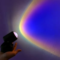 Noćna lampica LED žarulja, rotacije rotacije Rainbow Projekcijska lampa, Romantična