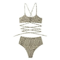 Ženski kupaći kostimi Tummy Control Plus Size Coleit CoverUp Push Up Bakini Set Push Up Kuvajto za kupalište