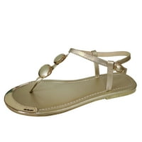 Kakina s sandale za žene, ženske sandale dame Ljeto Flip-Flops Otvorena ploča plaža Plaža Kopče kopče