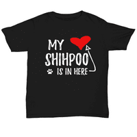 Shihpoo u mojoj srčanoj majici smiješna pasa MOM Ideja poklona