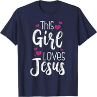 Ova djevojka voli poklon stabla želja za Christian Teen Kid Cool Women majica