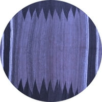 Ahgly Company u zatvorenom okruglom sažetkom Plave suvremene prostirke, 6 'okruglica