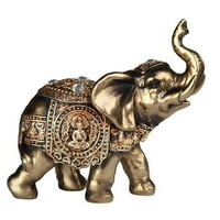 -Ma 4,75 W mesinganski tajlandni slon sa trupom statue Feng Shui Dekoracija verske figurine