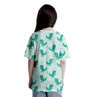 Kids Dinosaur Print 3D Tees Slatko Dječje pamučne majice Dječje majice za unise Sportska majica
