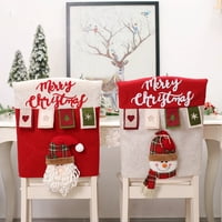 SUNISERY CHIST HOZDING SLIKCOver 3D Santa Claus Snowman Deer Letter Chinds Chinds Charges navlake