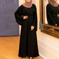 Ženska muslimanska abaya duga haljina cvjetna tiskana vintage kaftane islamske maxi žene haljine haljine